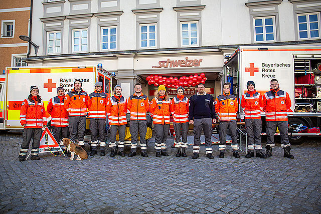 BRK Bereitschaften, SEG Betreuung und SEG Behandlung